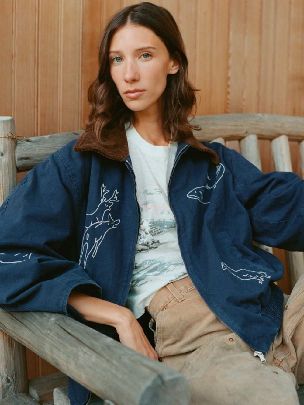 Sea New York Demi Embroidered Jacket size XS